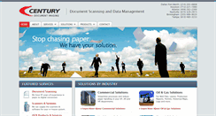 Desktop Screenshot of centurydocumentimaging.com